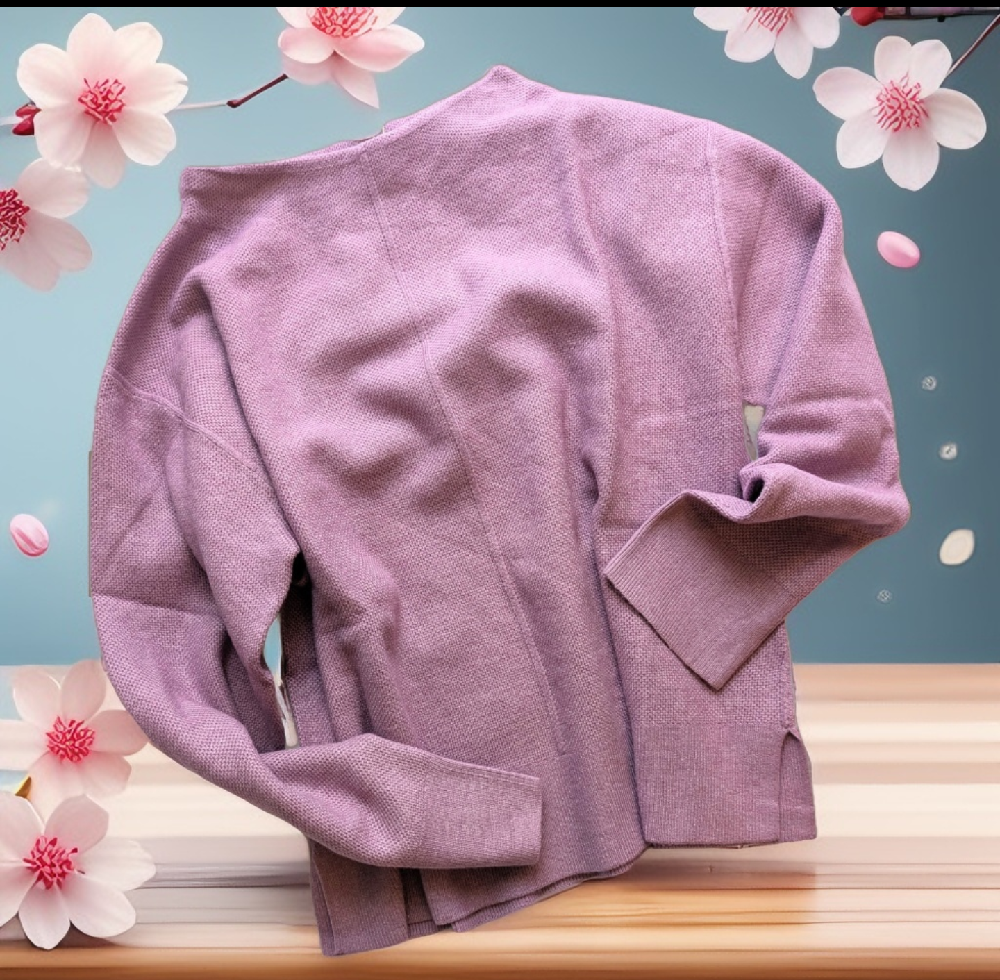 Tom Tailor Damen Strickpullover Mauve Vorderansicht