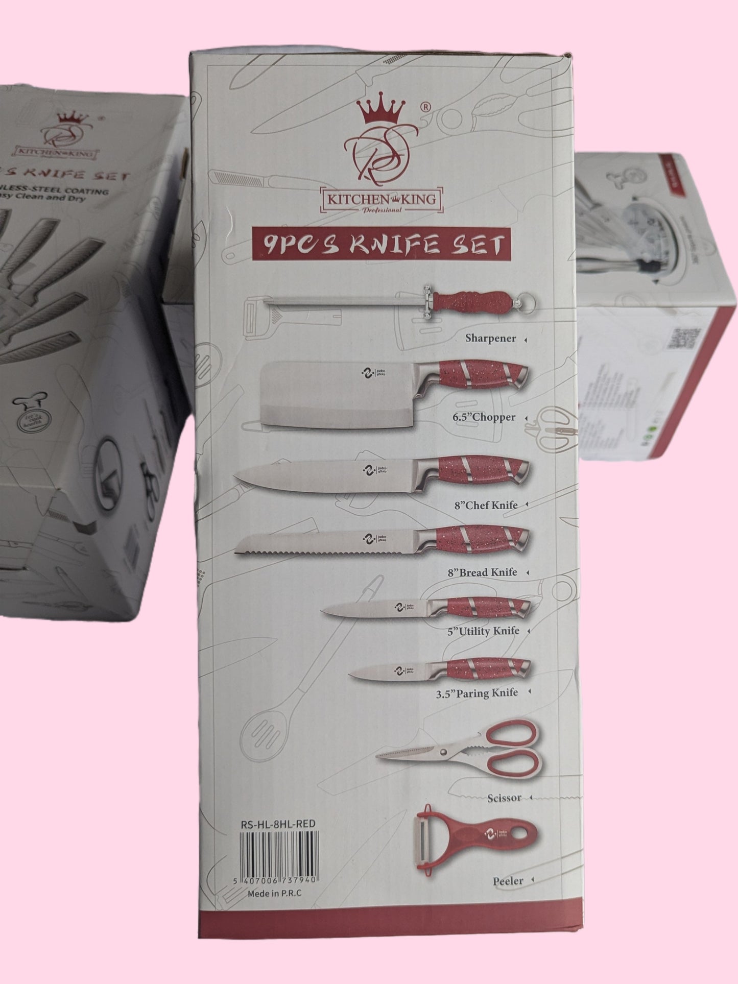 Kitchen King Küchenmesser Set 8tlg. und 9tlg