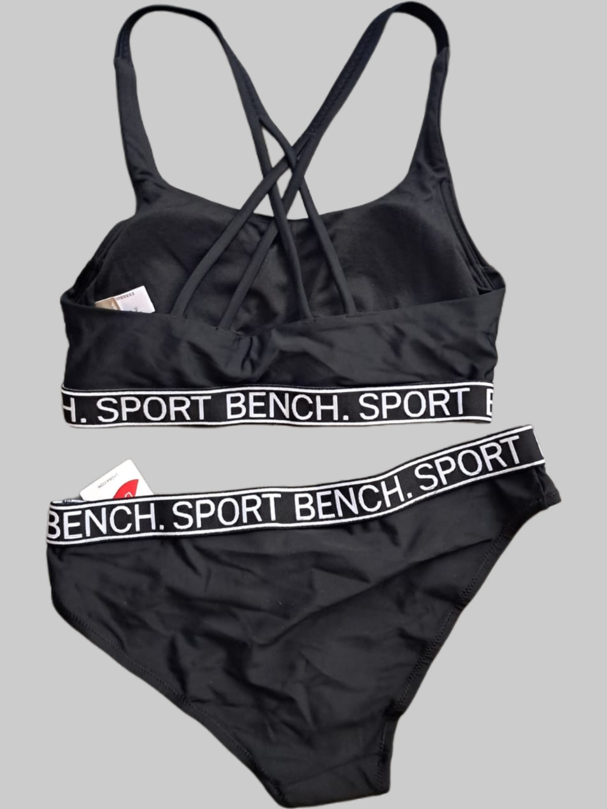 Bench Damen Bustier-Bikini Gr. 34-42 Schwarz Rückansicht