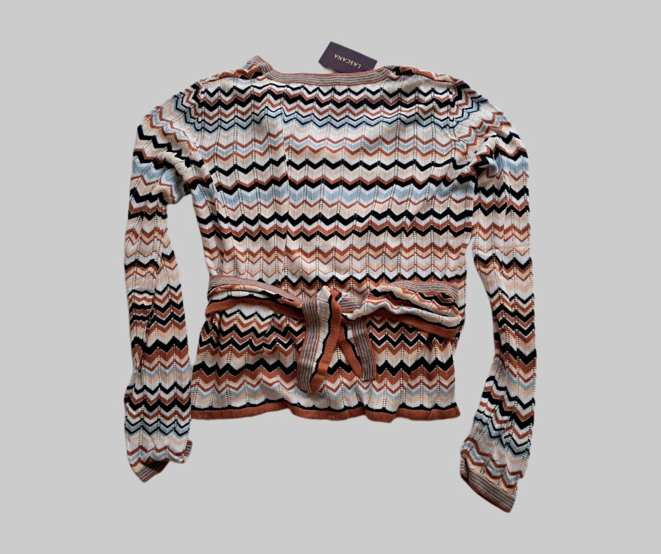 Wickel-Strickjacke Lascana Boho Style Rückansicht