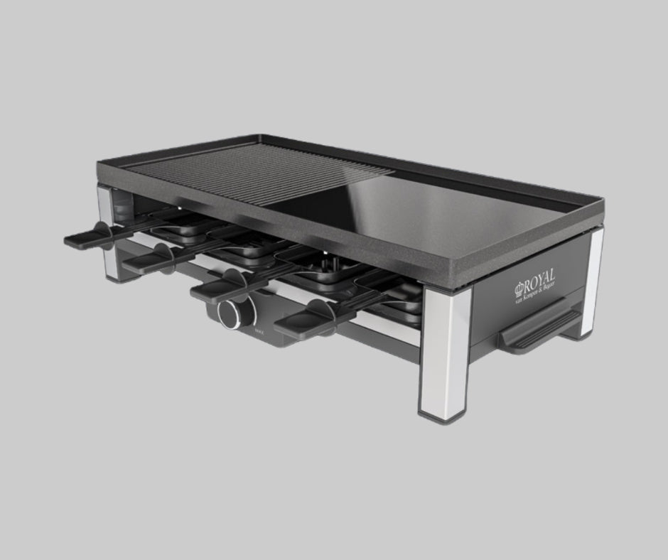 Raclette-Grill Royal van Kempen & Begeer Gourmet-Set  für 8 Personen Produktansicht von vorne