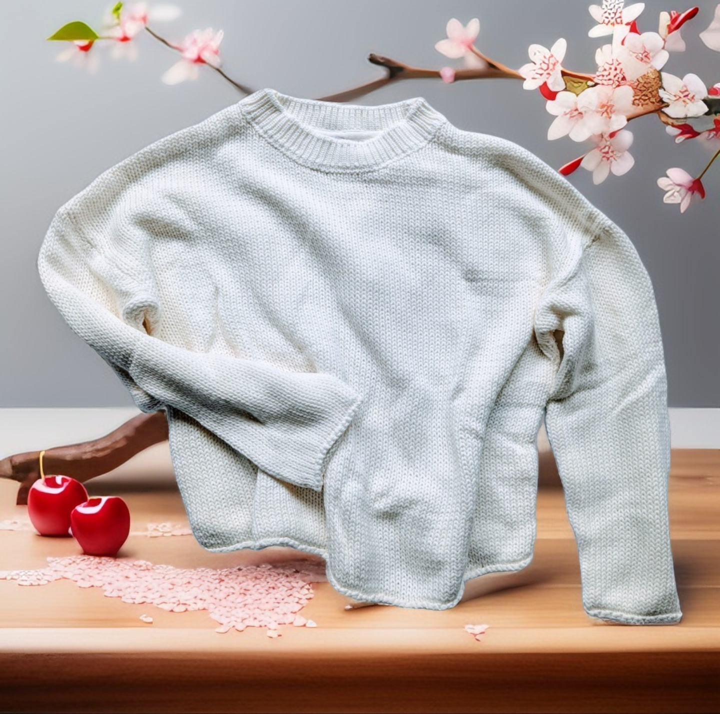 Lascana Damen Strickpullover Modell in Weiß