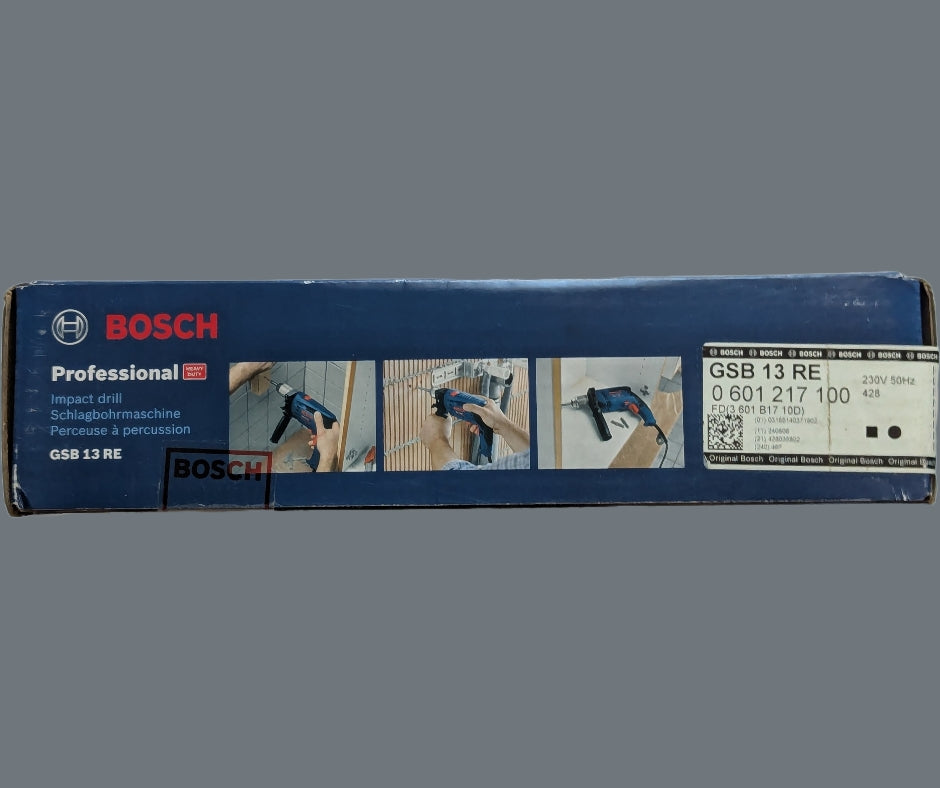 Bosch Professional Schlagbohrmaschine GSB 13 RE Verpackung Seitenansicht Bild 1