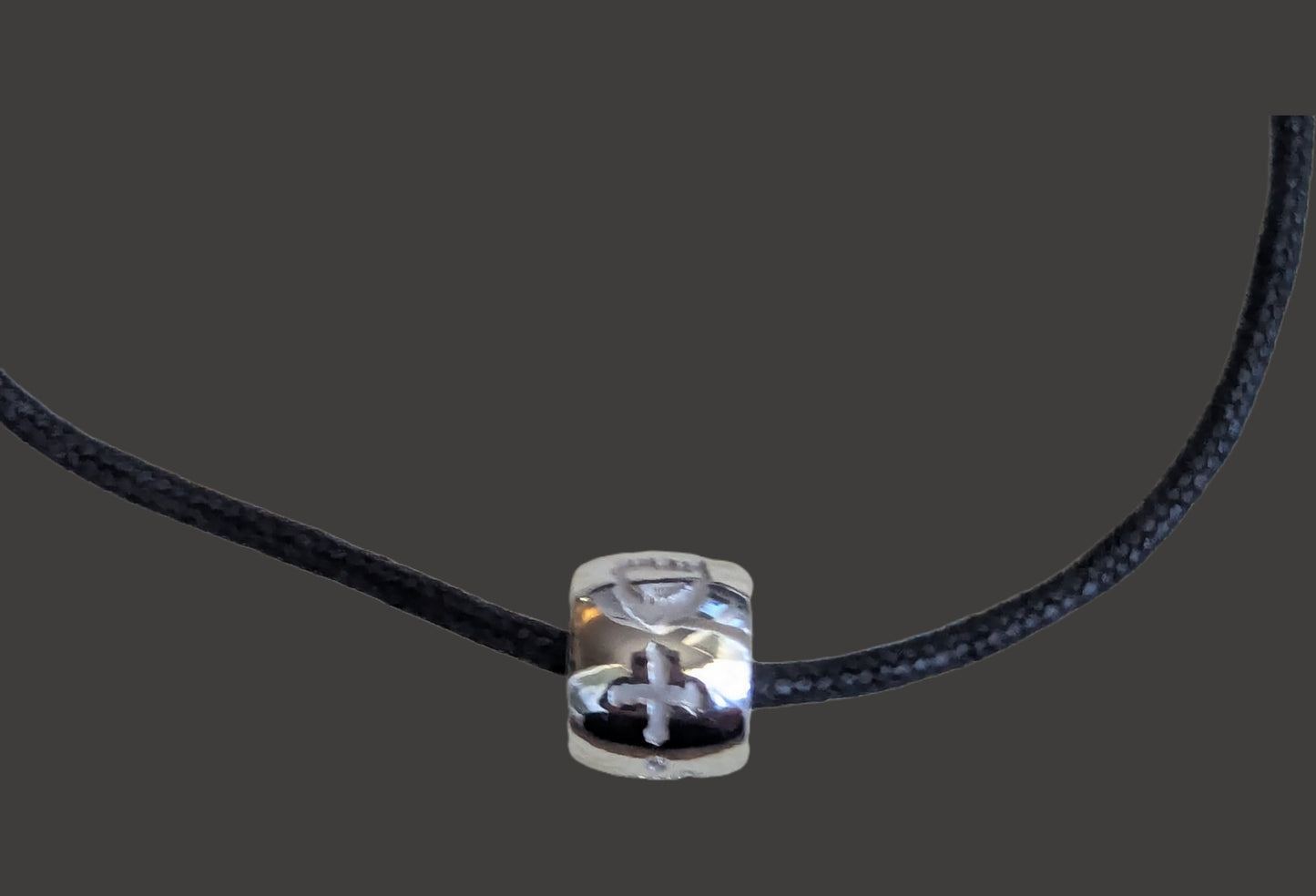 Bliss Unisex Halskette Anhänger aus 925er Silber  Detailansicht Anhänger vergrößert