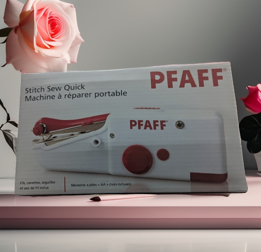 Pfaff Stitch Sew Quick Mini Nähmaschine - Vorderansicht